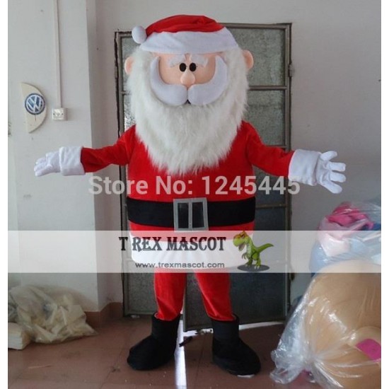 Adult Santa Claus Mascot Costume