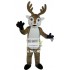 Adult Christmas Red Nose Reindeer Mascot Costume