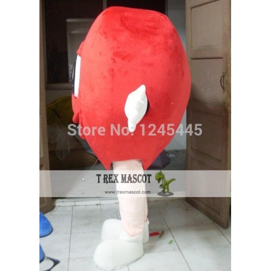 Happy Heart Costume Red Heart Mascot Costume For Adult