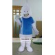 Halloween Mascot Costume Adult White Ghost Mascot Costume