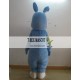 Blue Easter Bunny Mascot Costume Adult Bunny Mascot Costume