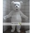 White Polar Bear Mascot Costume Adult Bear Costume