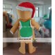 Funny Gingerbread Man Mascot Costume Gingerbread Man Mascot For Adult