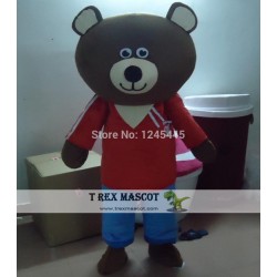 Big Head Bear Mascot Costume For Adults