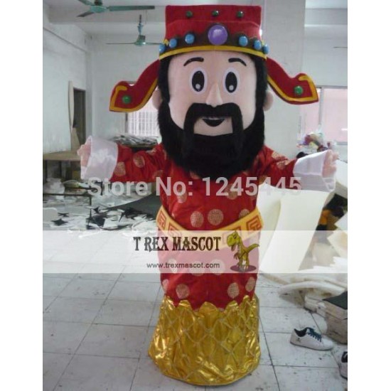 Good Version Adult Mascot Costume Fu Lu Shou Mascot