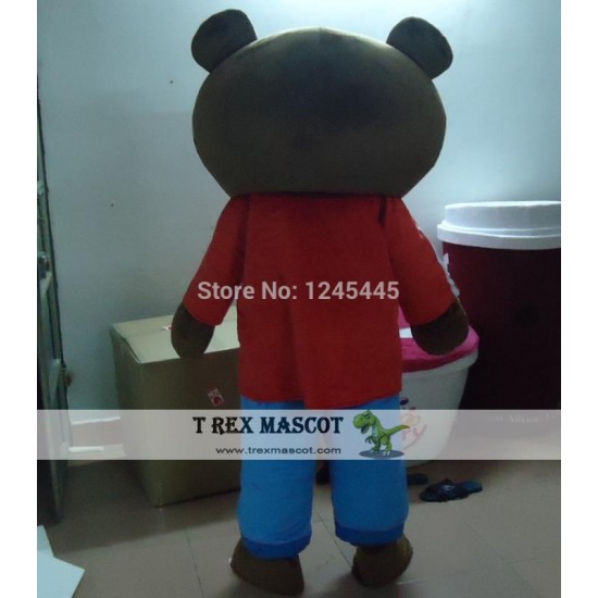 Big Head Bear Mascot Costume For Adults