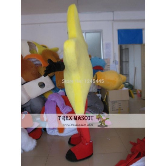 Yellow Star Costume Adult Star Mascot Costume