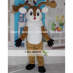 Christmas Reindeer Mascot Costume Adult Funny Deer Costume