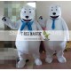 Big Polar Bear Mascot Costume For Adults