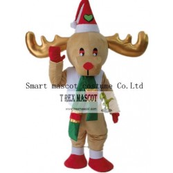 Christmas Deer Costume Adult Deer Mascot Costume