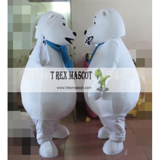 Big Polar Bear Mascot Costume For Adults