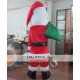 Green Bag Santa Mascot Costume Adult Santa Costume