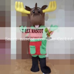 Funny Deer Mascot Costume Christmas Moose Costume For Adult