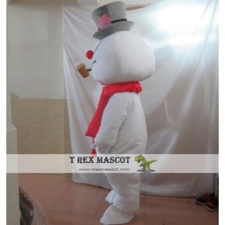 Snowman Olaf Mascot Costume For Adult Snowman Mascot Costume