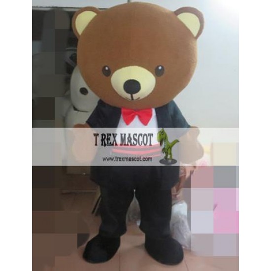 Adult Wedding Bear Mascot Costume