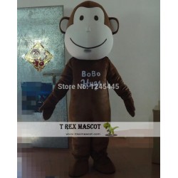 Brown Monkey Mascot Costume For Adult