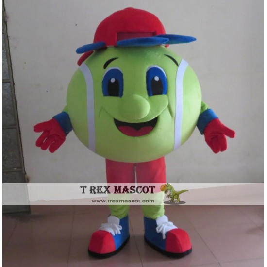 Colorful Mascot Tennis Ball Tennis Ball Mascot Costume For Adults