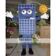 Solar Pannel Mascot Costume For Adult