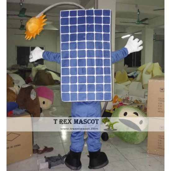 Solar Pannel Mascot Costume For Adult