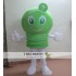 Green Efficient Light Lamp Bulb Mascot Costume For Adult