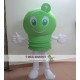 Green Efficient Light Lamp Bulb Mascot Costume For Adult