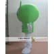 Green Efficient Light Lamp Bulb Mascot Costume For Adult