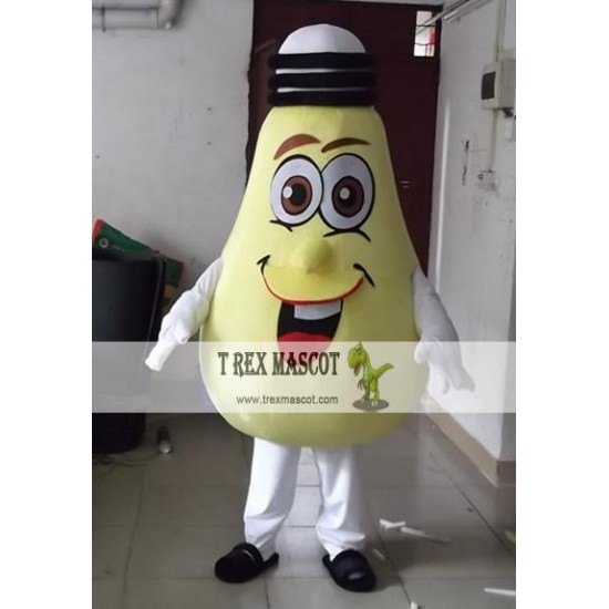 Adult Light Lamp Bulb Mascot Costume