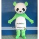 Green Panda Mascot Costume Adult Panda Mascot