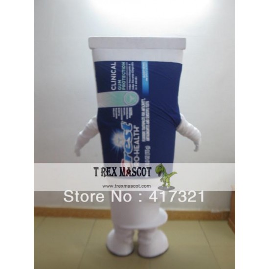 Adult Toothpaste Mascot Costume