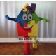 Building Block House Mascot Costume For Adults