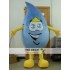 Adult Blue Water Drop Mascot Costume