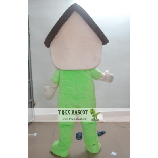 Adult Happy House Mascot Costume