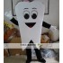 Adult Happy White Tooth Mascot Costume