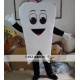 Adult Happy White Tooth Mascot Costume