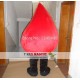 Adult Red Blood Mascot Costume