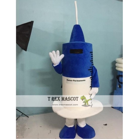 Syringe Mascot Costume For Adult