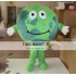 Green Earth World Global Mascot Costume For Adult