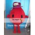 Adult Red Ball Mascot Costume