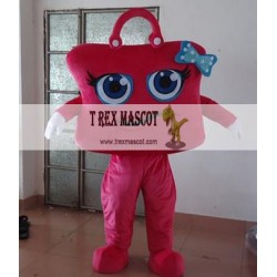 All Pink Handbag Mascot Costume Handbag Mascot For Adults