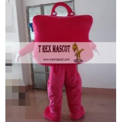 All Pink Handbag Mascot Costume Handbag Mascot For Adults