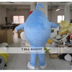 All Blue Ball Mascot Costume Adult Ball Mascot