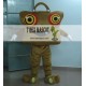 Big Eyes Brown Handbag Mascot Costume Adult Handbag Mascot