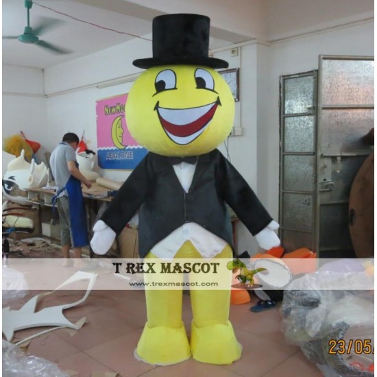 Laughing Boy Mascot Costume Adult Happy Face Mascot Costumes Big Smile Mascot Costume