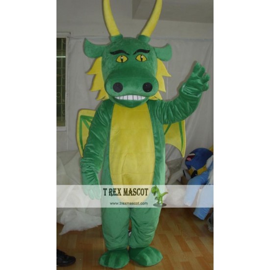 Adult Dragon Mascot Costume Made With Eva Foam With Little Fan Inside Head