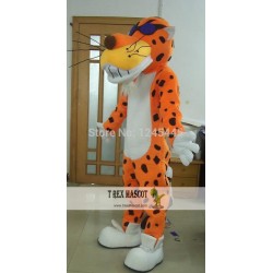 Cartoon Chester Cheetah Carnival Costume Funny Cheetos Leopard Mascot Costume