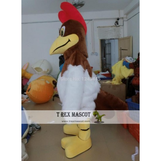 Adult Furry Rooster Mascot Costume