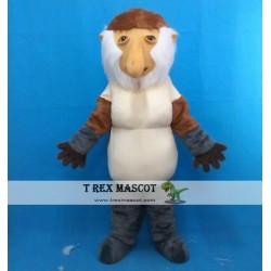 Proboscis Mascot Costume Adult Long-Nosedmonkey Costume Long Nose Monkey Mascot