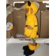 Grey / Yellow Furry Cat Mascot Costume For Adults