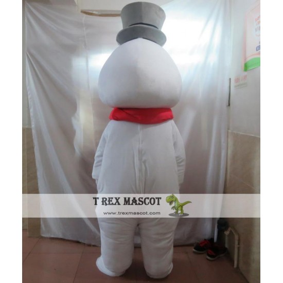 Frosty Snowman Mascot Costume Adult Frosty Snowman Costume