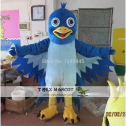Adult Carnival Bird Costume Blue Bird Mascot Costumes